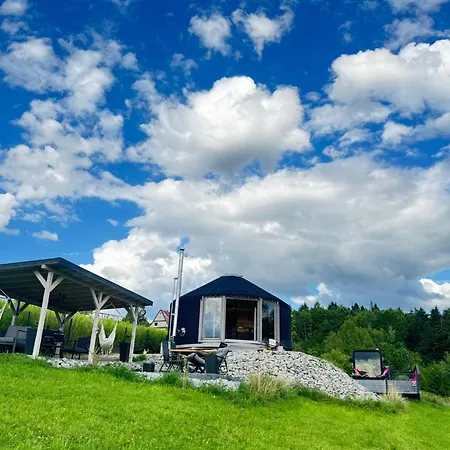 Mucharskie Echo Jurta & Sauna Z Widokiem Na Jezioro *